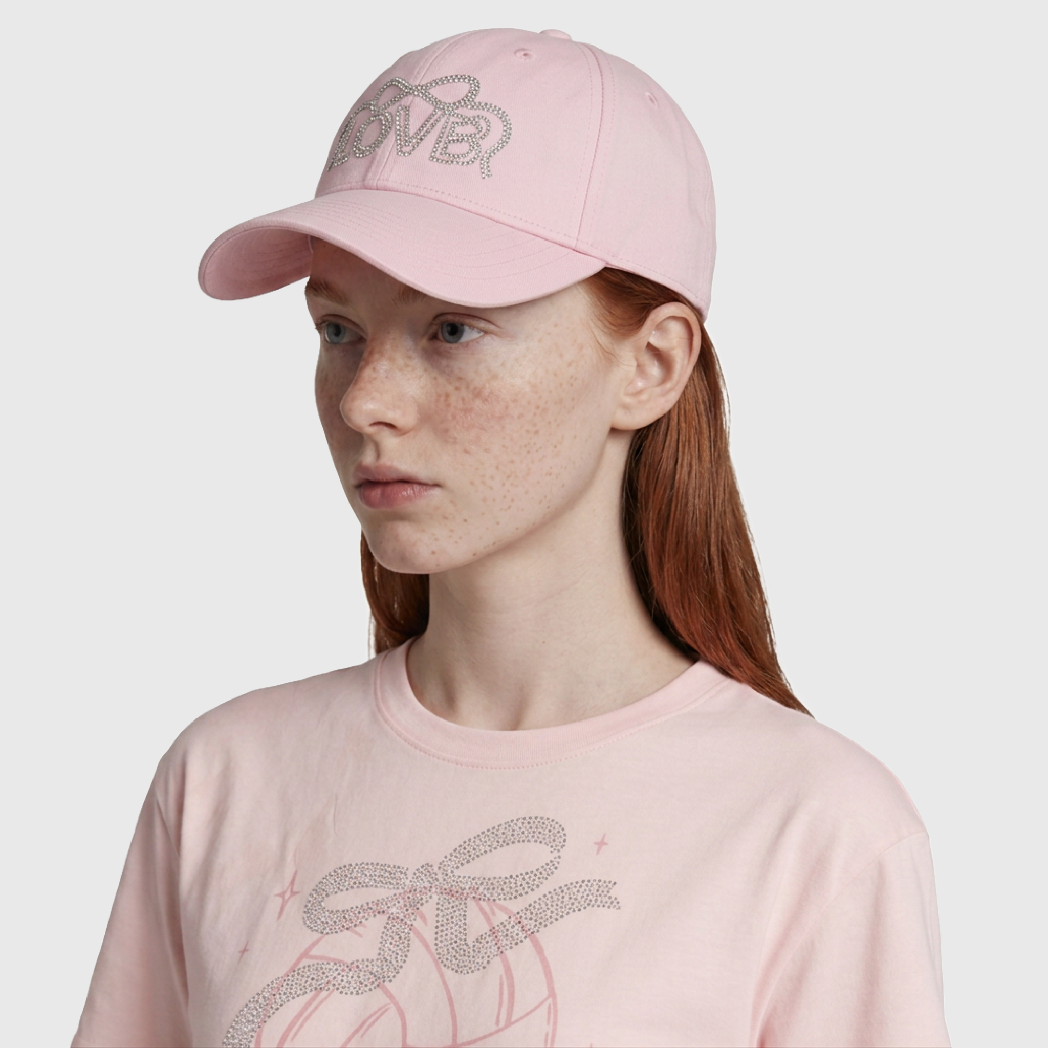 LOVB Rhinestone Bow Baseball Hat