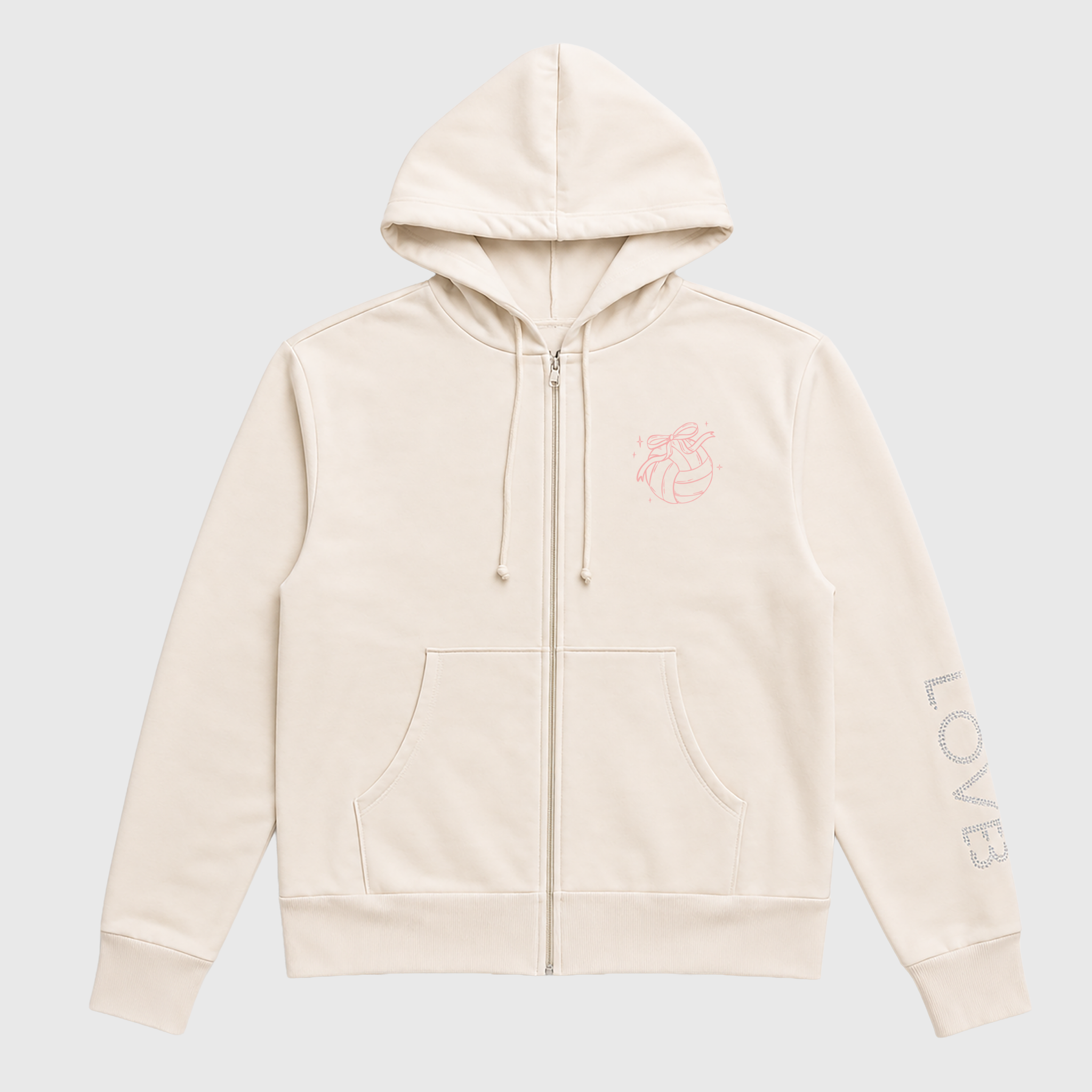 LOVB Rhinestone Full-Zip Hoodie