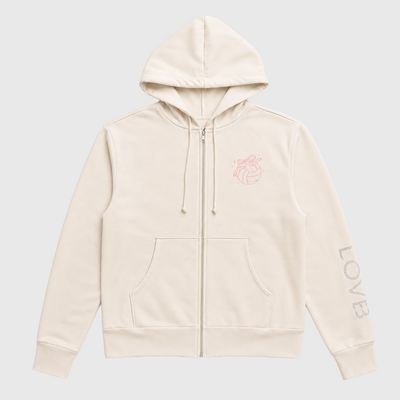 LOVB Rhinestone Full-Zip Hoodie