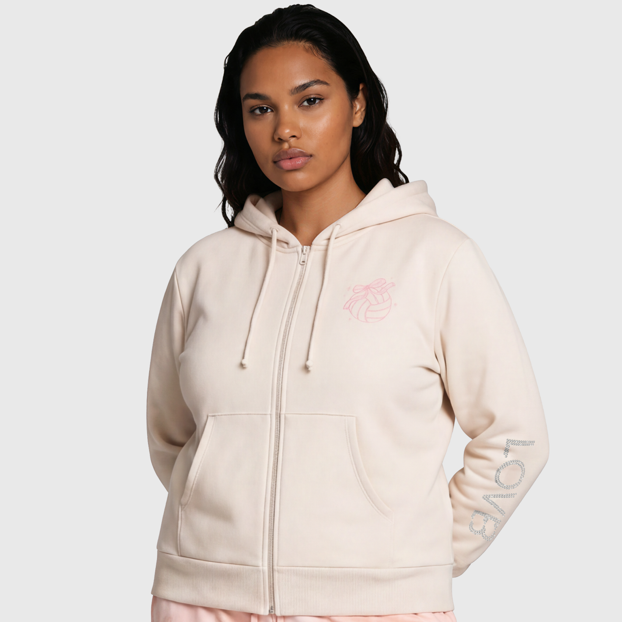 LOVB Rhinestone Full-Zip Hoodie