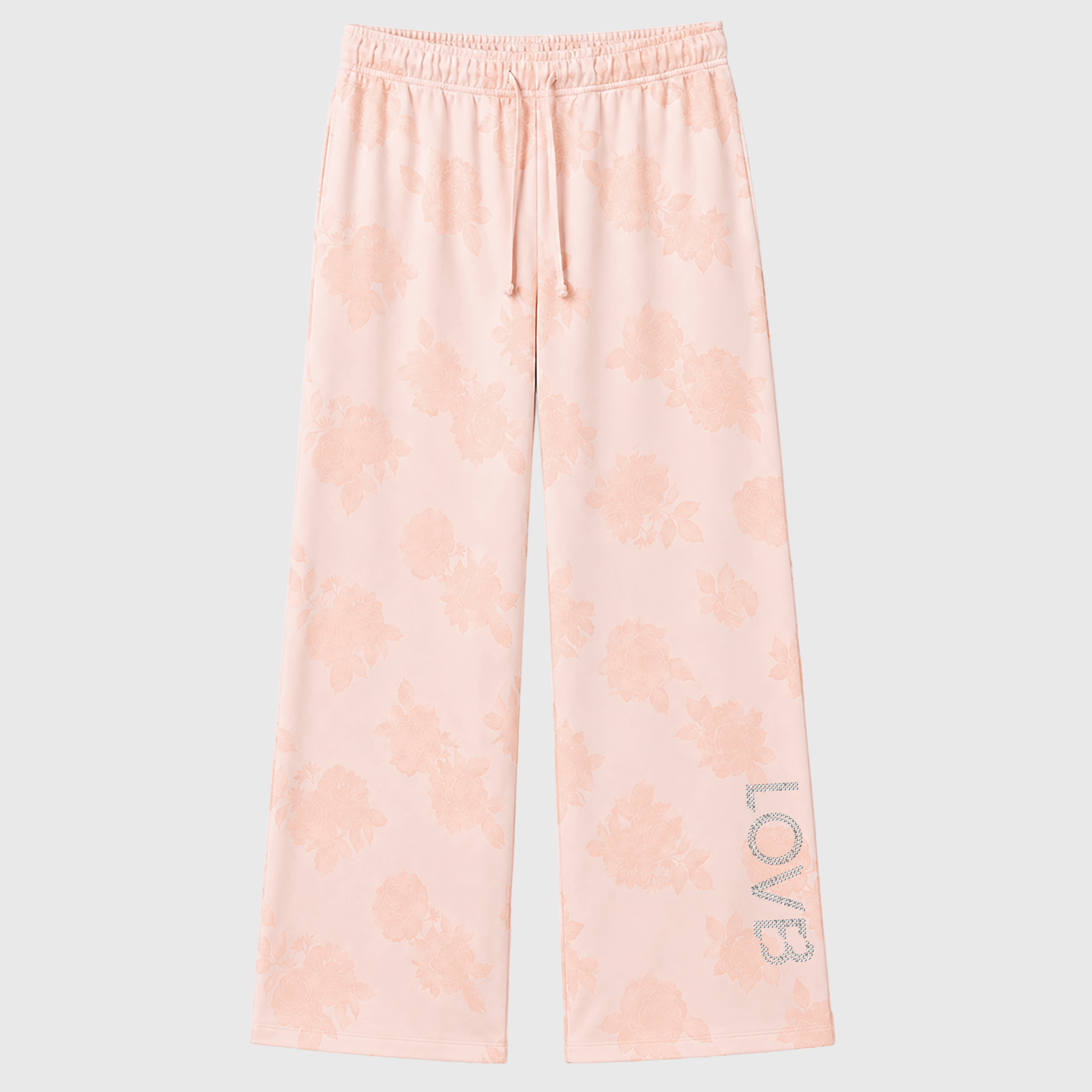 LOVB Rhinestone Wide Leg Sweatpants (35" Inseam)