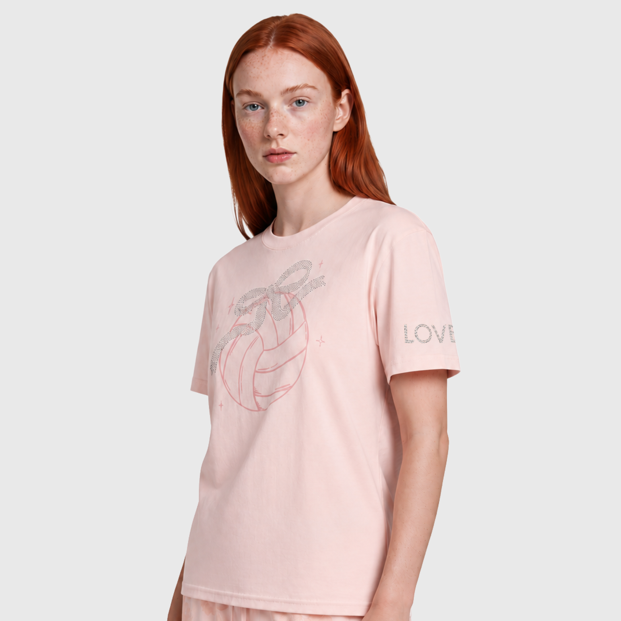 LOVB Volleyball Rhinestone T-Shirt