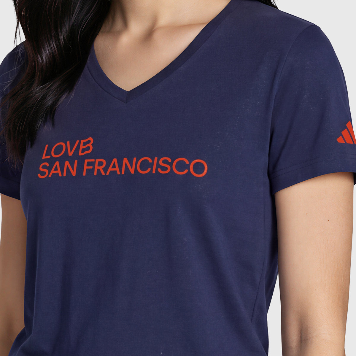 San Francisco Signal x adidas V Neck Tee