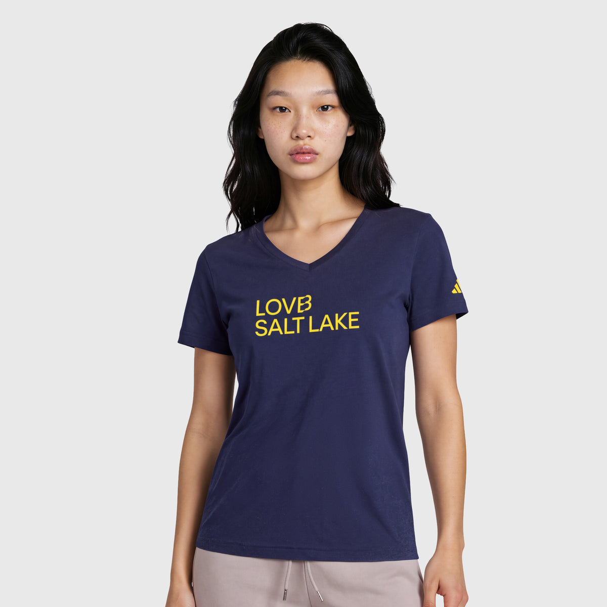 LOVB Salt Lake x adidas V Neck Tee