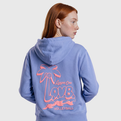 Summer LOVB Palm Tree Full-Zip Hoodie