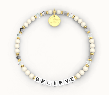 Believe Beaded Bracelet