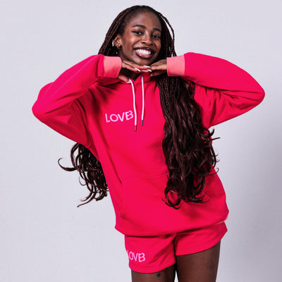 LOVB Sweet Victory Watermelon Hybrid Hoodie