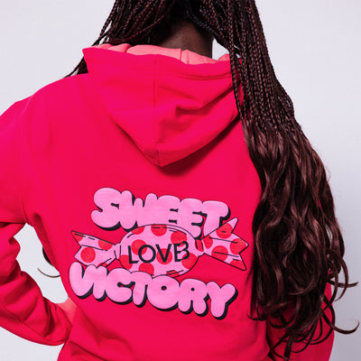 LOVB Sweet Victory Watermelon Hybrid Hoodie