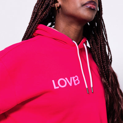 LOVB Sweet Victory Watermelon Hybrid Hoodie