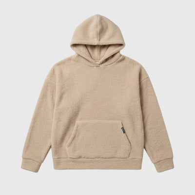LOVB Varsity Edit Khaki Sherpa Hoodie