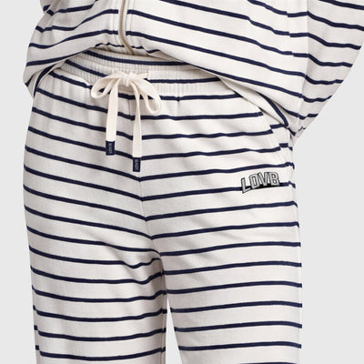 LOVB Varsity Edit Striped Wide Leg Sweatpants