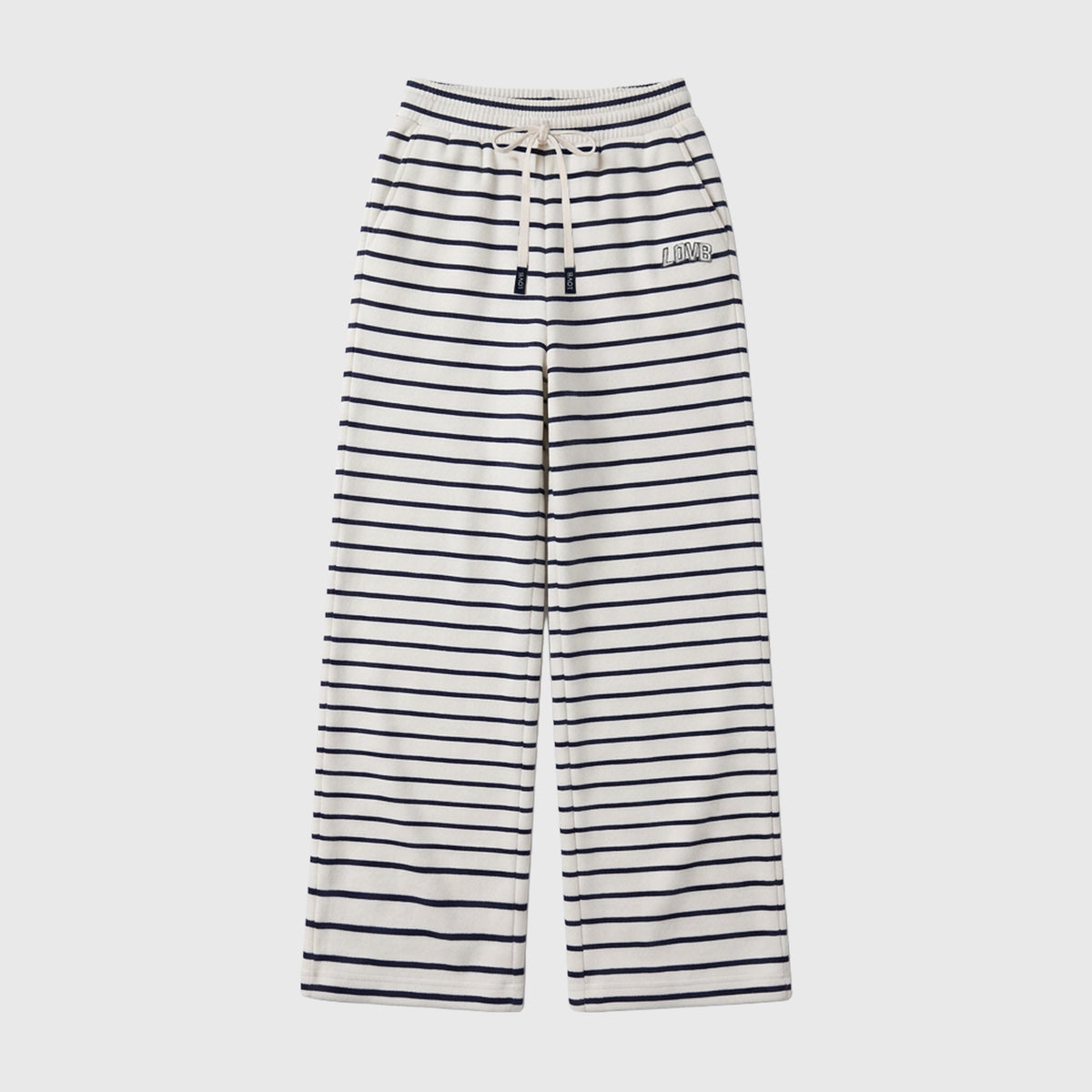 LOVB Varsity Edit Striped Wide Leg Sweatpants