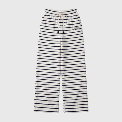 LOVB Varsity Edit Striped Wide Leg Sweatpants