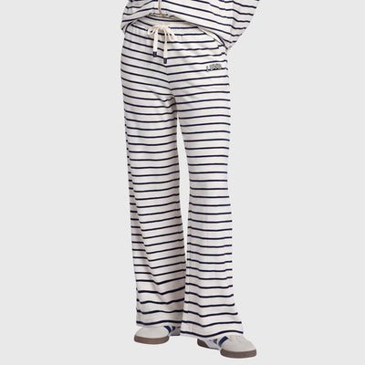 LOVB Varsity Edit Striped Wide Leg Sweatpants