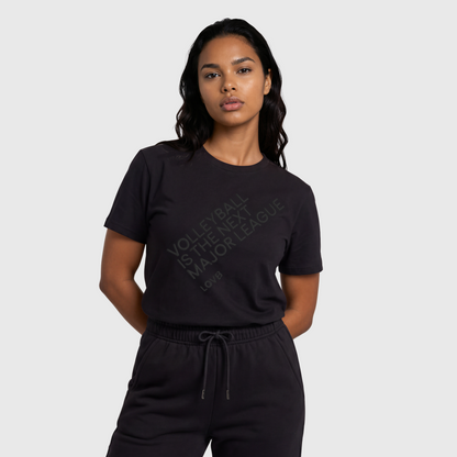 Volleyball is the Next Major League Black T-Shirt