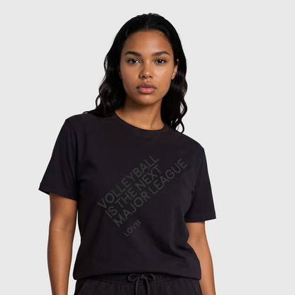 Volleyball is the Next Major League Black T-Shirt