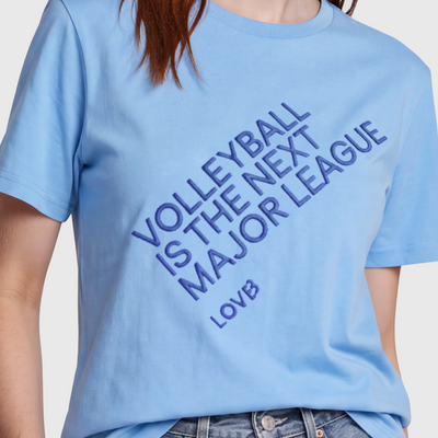 Volleyball is the Next Major League Bright Royal T-Shirt
