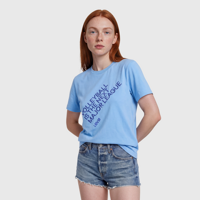 Volleyball is the Next Major League Bright Royal T-Shirt