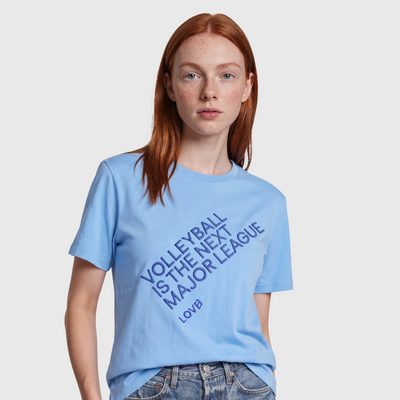 Volleyball is the Next Major League Bright Royal T-Shirt