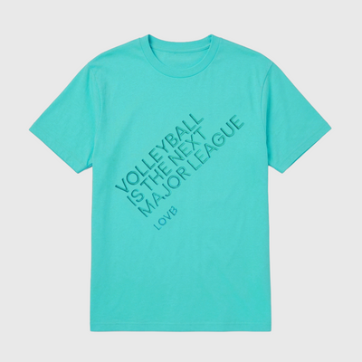 Volleyball Is the Next Major League™ Turquoise T-Shirt
