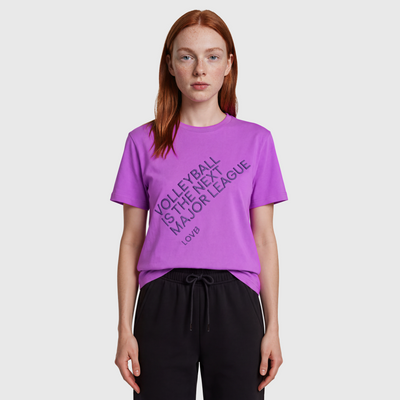 Volleyball is the Next Major League™ Royal Purple T-Shirt