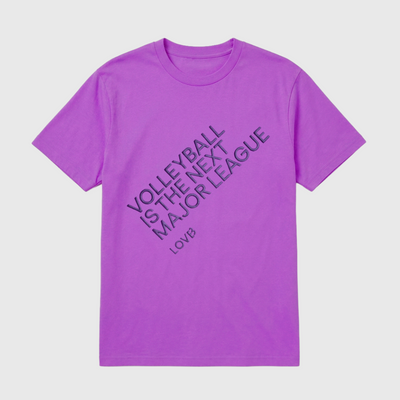 Volleyball is the Next Major League™ Royal Purple T-Shirt