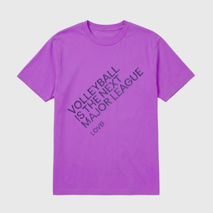 Volleyball is the Next Major League™ Royal Purple T-Shirt