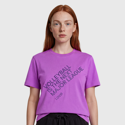 Volleyball is the Next Major League™ Royal Purple T-Shirt