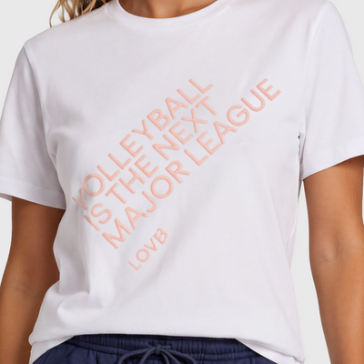 Volleyball is the Next Major League White T-Shirt