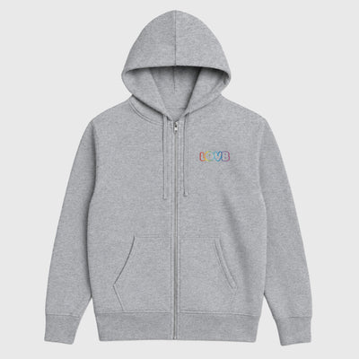 Volleyball Is the Next Major League Bubble Font Fleece Full Zip