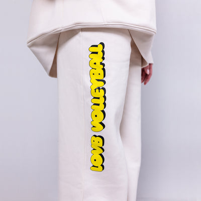LOVB Volleyball Bone Wide Leg Sweatpants